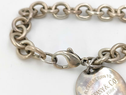 Tiffany & Co. Return Two-Round Tag Bracelet, SV925, 36.1g