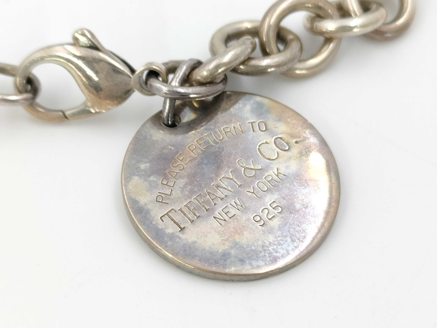Tiffany & Co. Return Two-Round Tag Bracelet, SV925, 36.1g