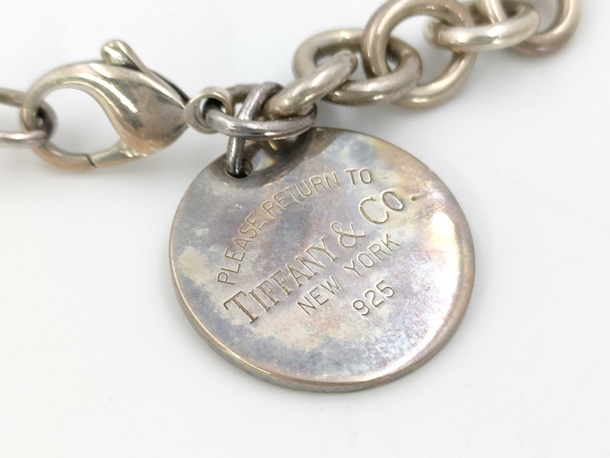 Tiffany & Co. Return Two-Round Tag Bracelet, SV925, 36.1g
