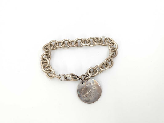 Tiffany & Co. Return Two-Round Tag Bracelet, SV925, 36.1g