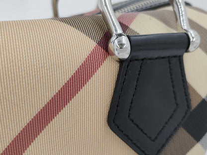 BURBERRY Nova Check Boston Bag