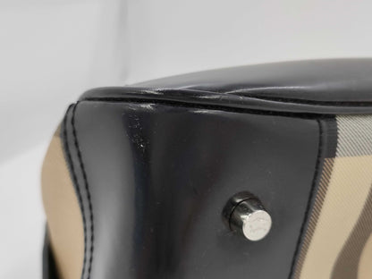 BURBERRY Nova Check Boston Bag