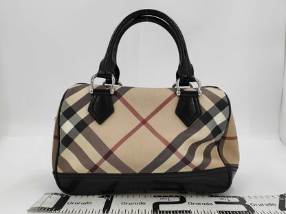 BURBERRY Nova Check Boston Bag