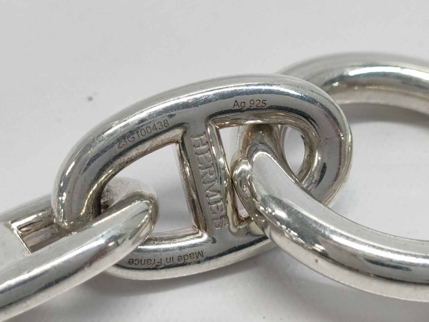 HERMES Chaine d'Ancre Bracelet/Bangle 96.0g/Ag925 Bracelet/Bangle