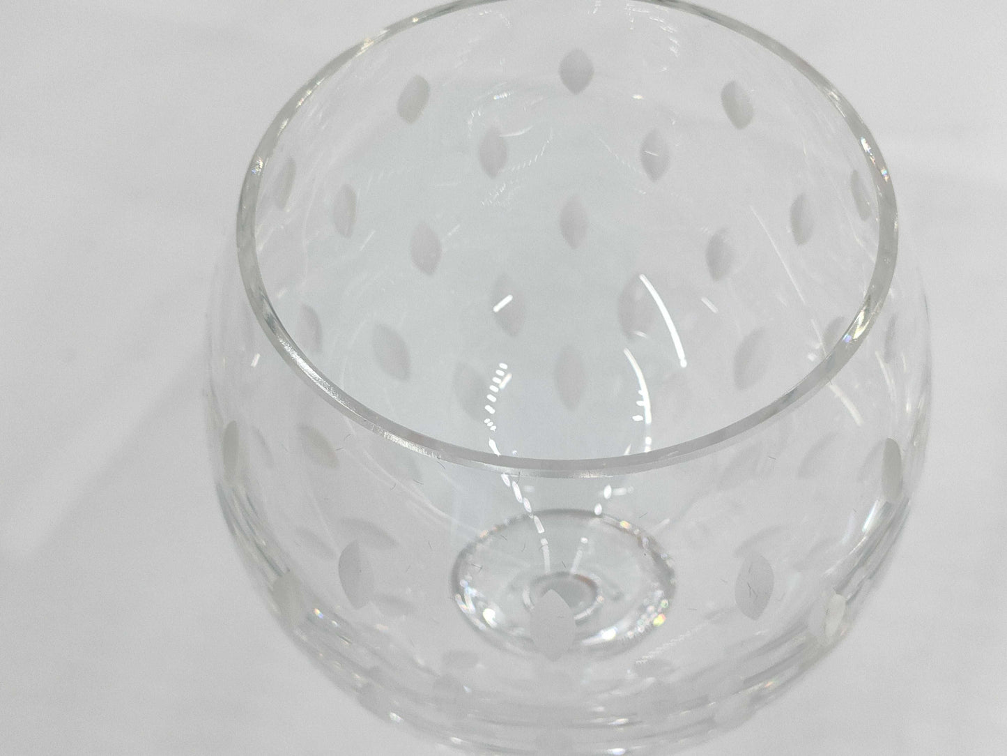 HERMES Fanfare Single Glass Pair 17cm Glass