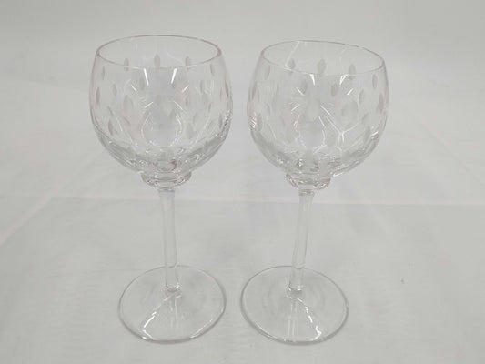 HERMES Fanfare Single Glass Pair 17cm Glass
