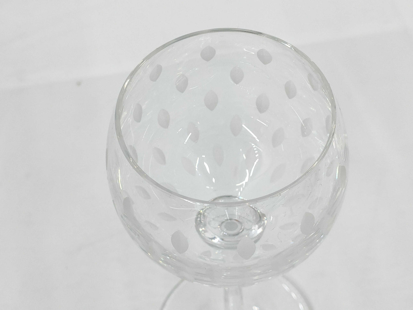 HERMES Fanfare Single Glass Pair 17cm Glass