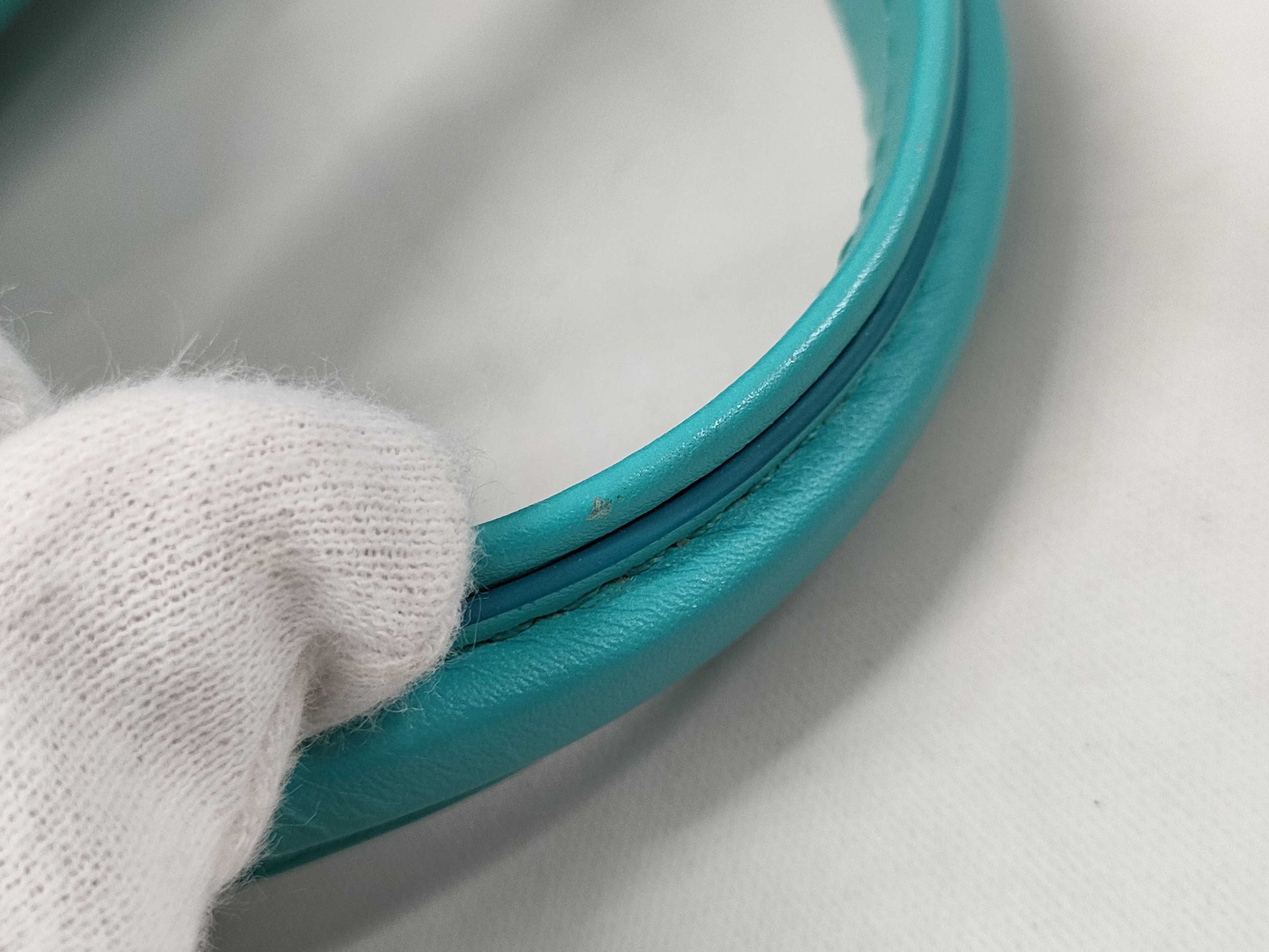 Delvaux Tempate PM Handbag, 2-way, Mint Blue