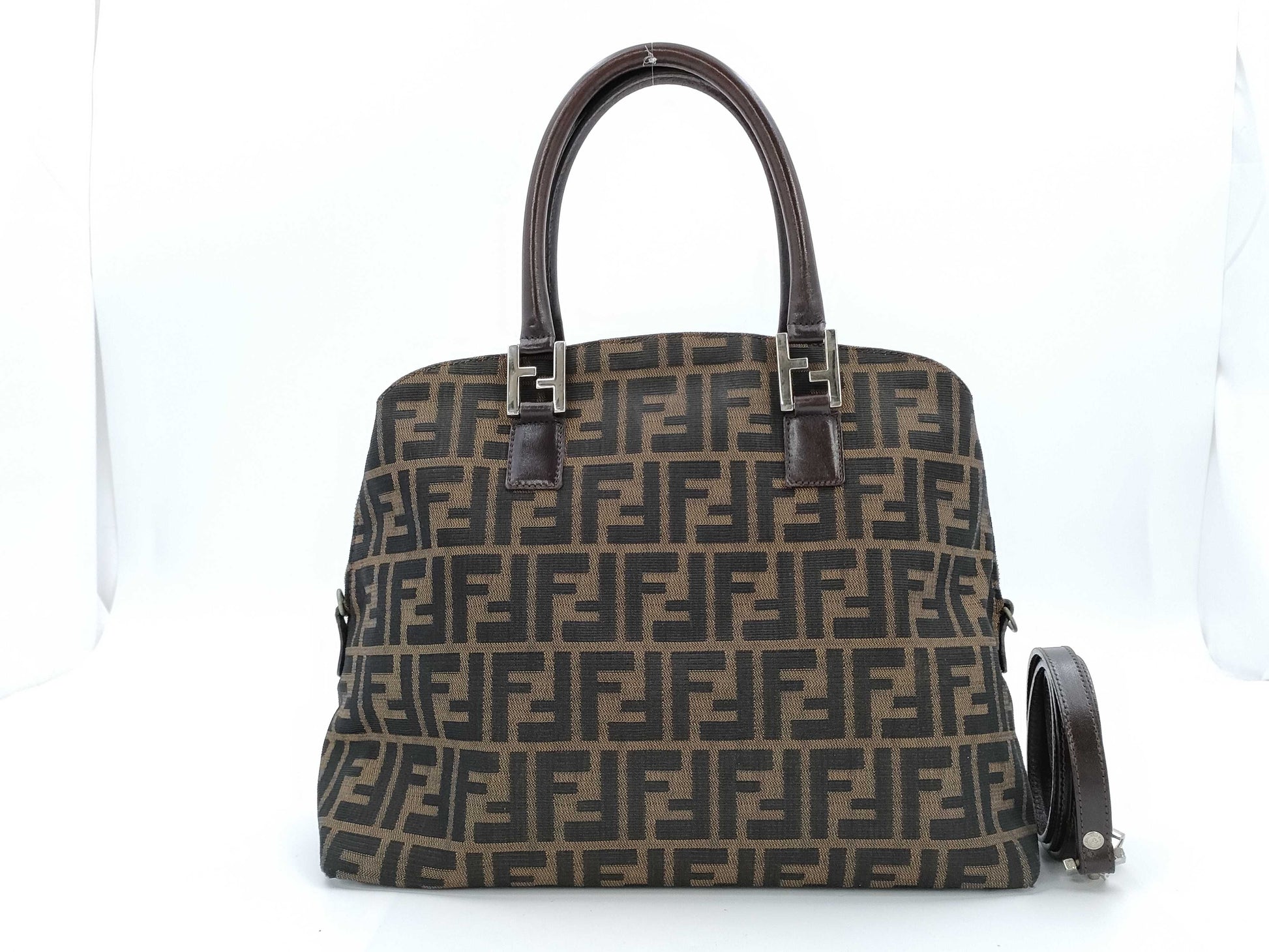 FENDI FENDI 2WAY Zucca Handbag Handbag