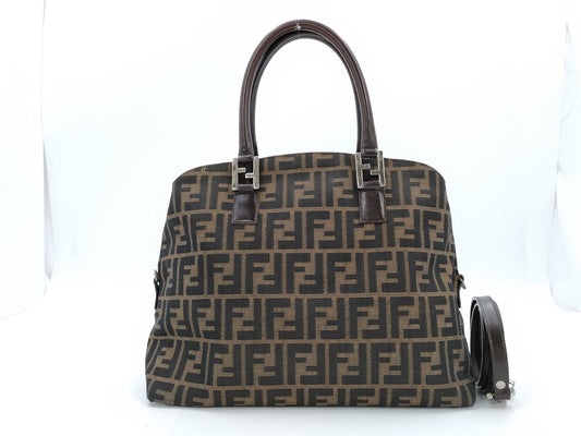 FENDI FENDI 2WAY Zucca Handbag Handbag