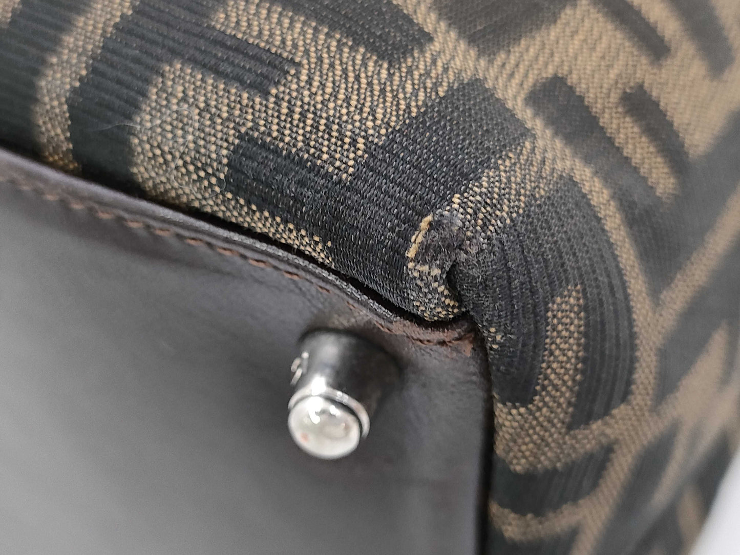 FENDI FENDI 2WAY Zucca Handbag Handbag