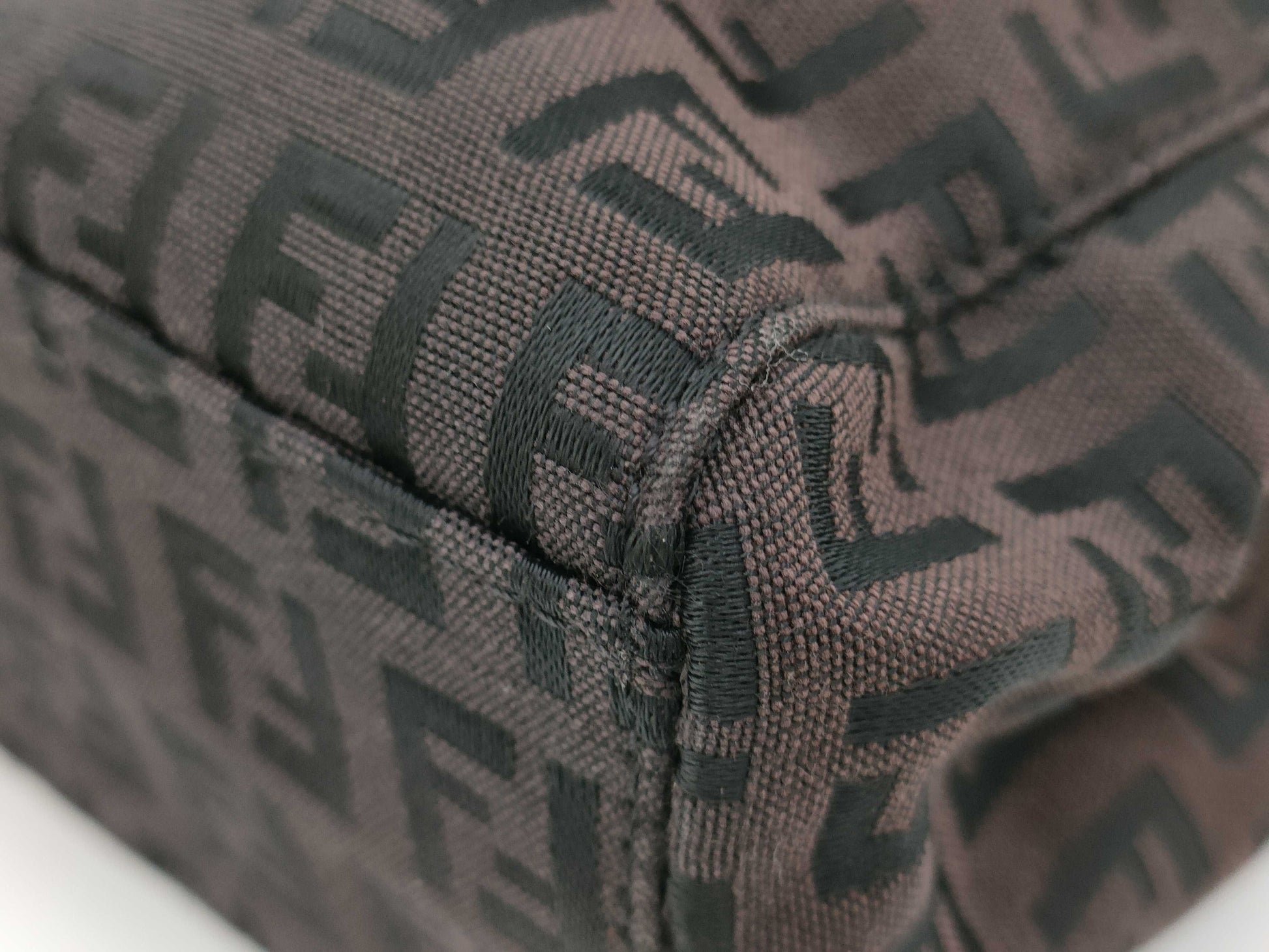 FENDI Zucchino Handbag Handbag