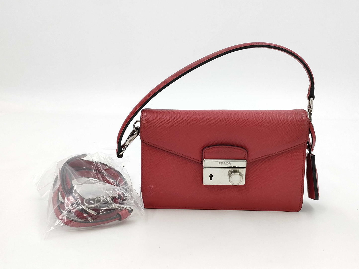 PRADA Push Lock 2-Way Shoulder Bag