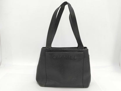 CHANEL Caviar Skin Handbag Shoulder Bag