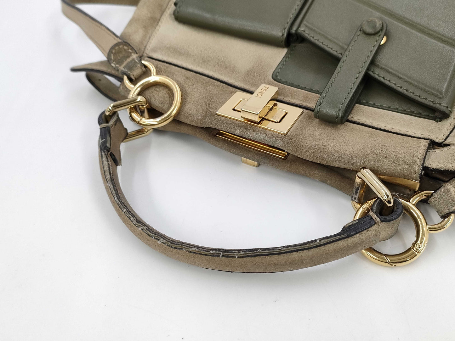 FENDI FENDI Peekaboo Mini Pocket Shoulder Bag Handbag