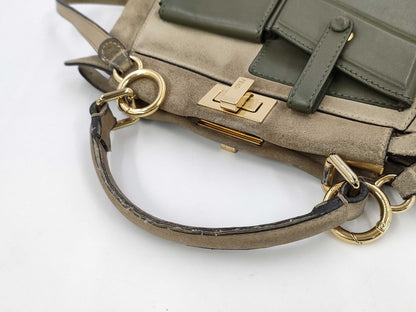 FENDI FENDI Peekaboo Mini Pocket Shoulder Bag Handbag
