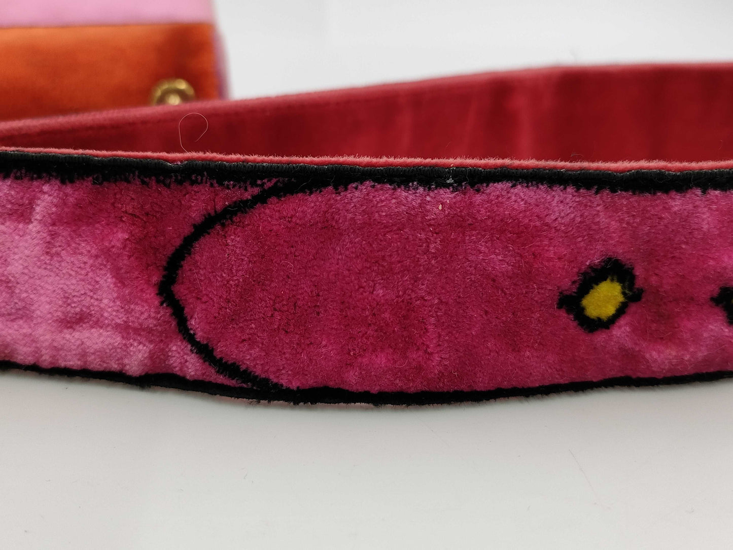 PRADA PRADA Cahier Velour Shoulder Bag