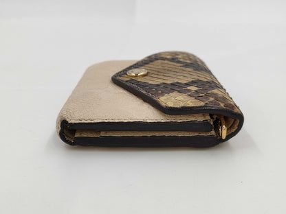 LOUIS VUITTON LOUIS VUITTON Monogram Empreinte Portefeuille Zoe Python Wallet