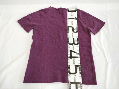 CHANEL CHANEL Coco Mark Short Sleeve Knit Top Size 38