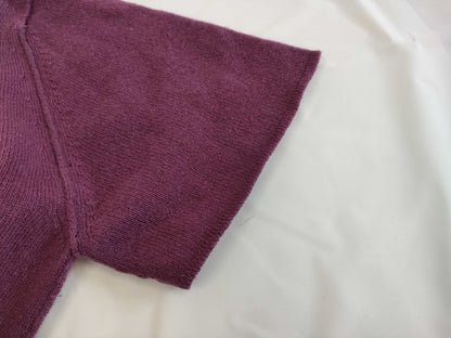 CHANEL CHANEL Coco Mark Short Sleeve Knit Top Size 38