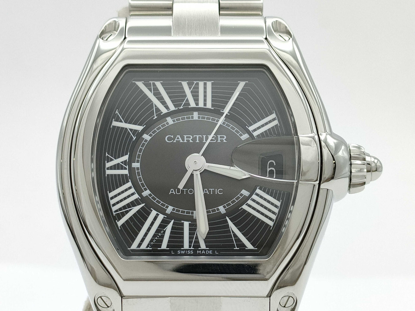 Cartier Roadster LM W62041V3 2510 241043CE Automatic Black Dial Men's Watch