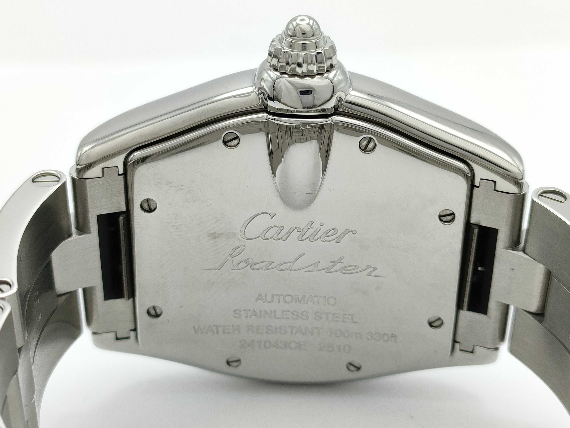 Cartier Roadster LM W62041V3 2510 241043CE Automatic Black Dial Men's Watch