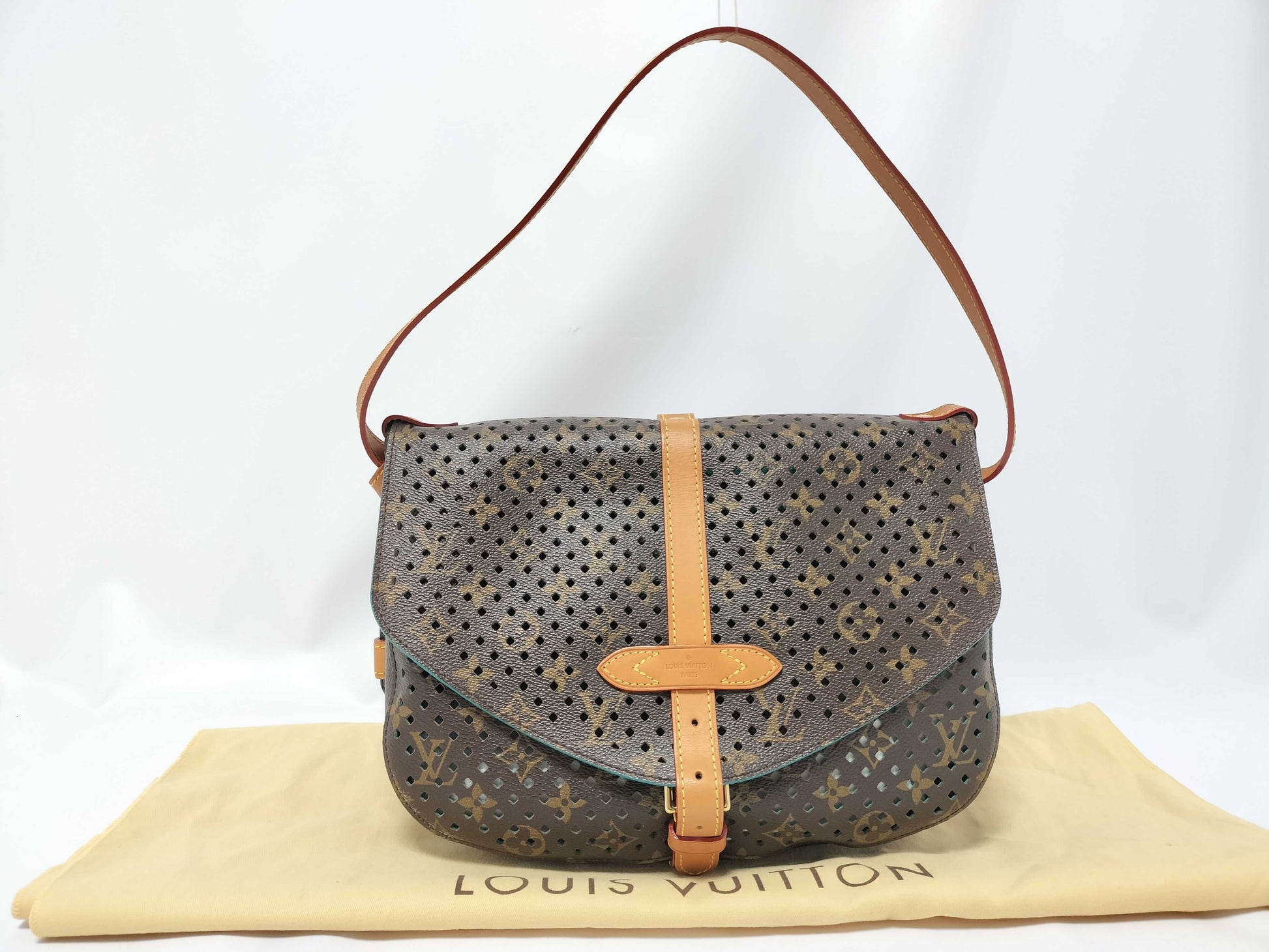 LOUIS VUITTON Monogram Saumur Shoulder Bag