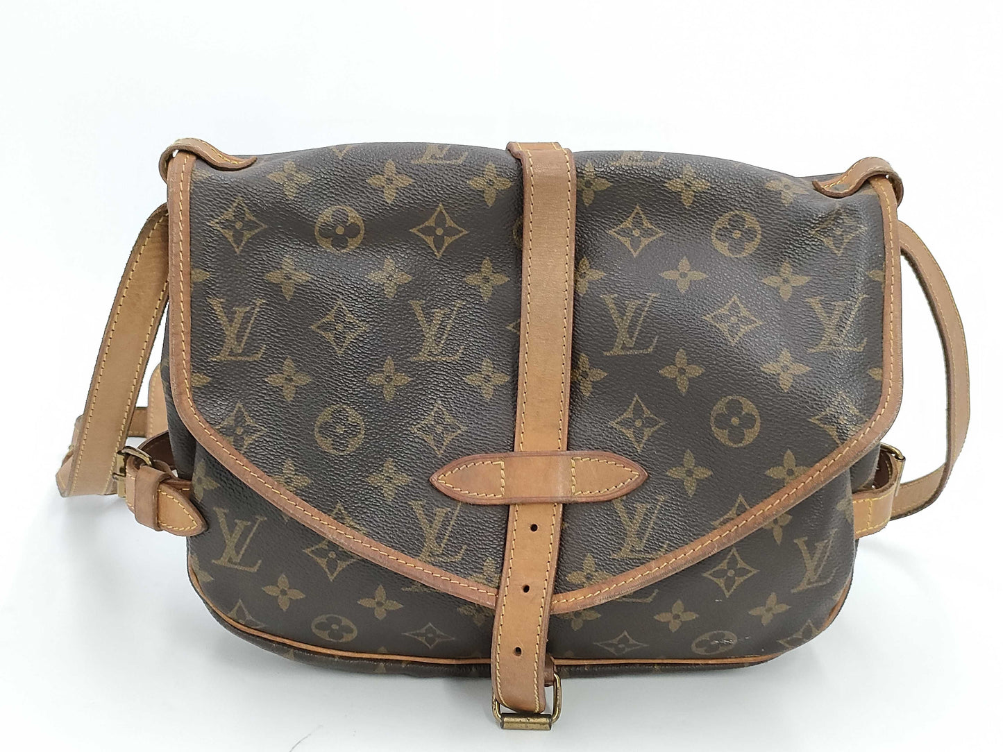 LOUIS VUITTON Monogram Saumur 30 AR9001 Shoulder Bag
