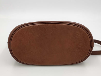 Burberrys Shoulder Bag Leather Brown