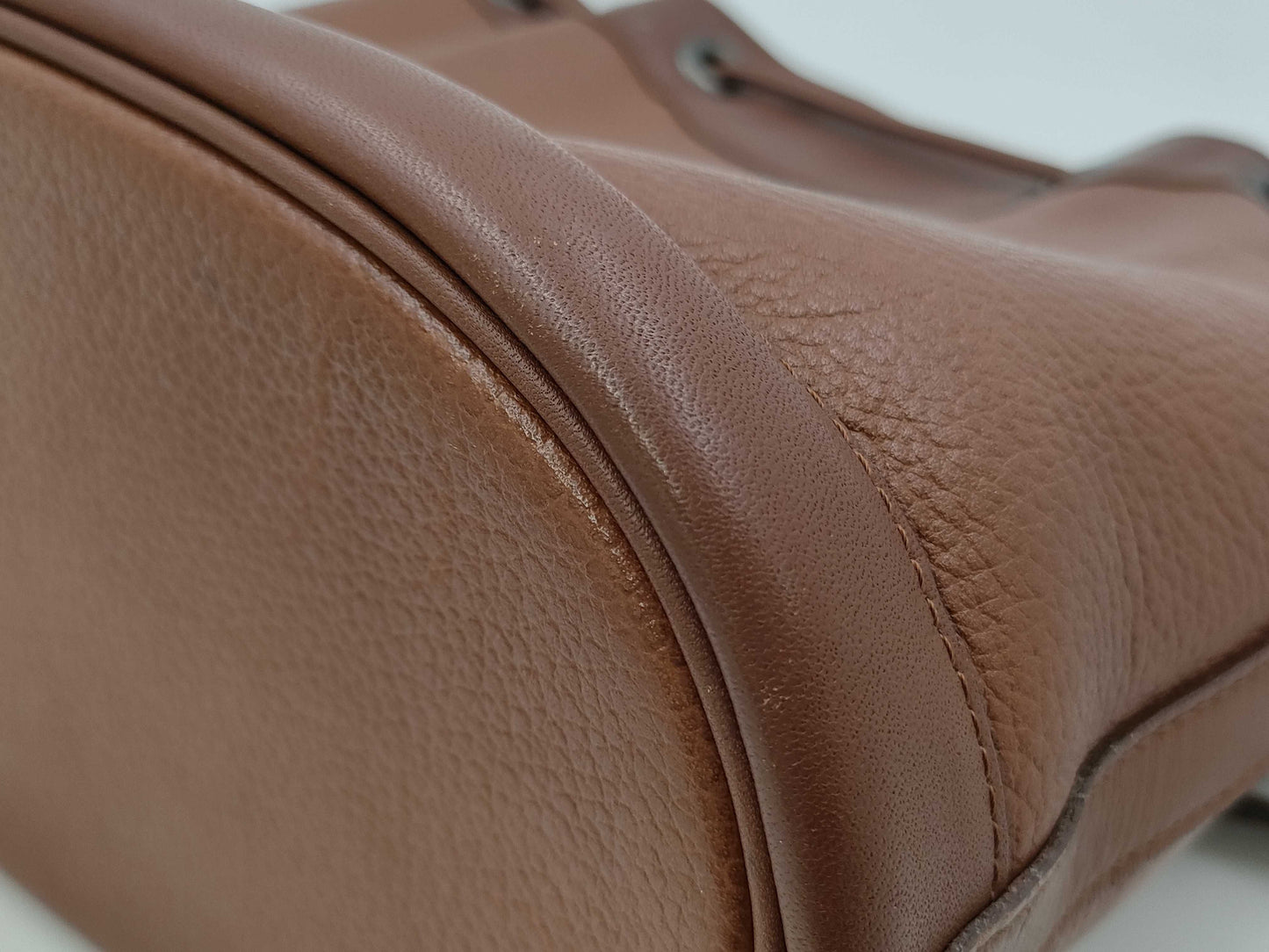 Burberrys Shoulder Bag Leather Brown