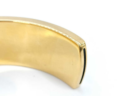 HERMES Kelly Gold and Blue Bangle Bracelet/Bangle