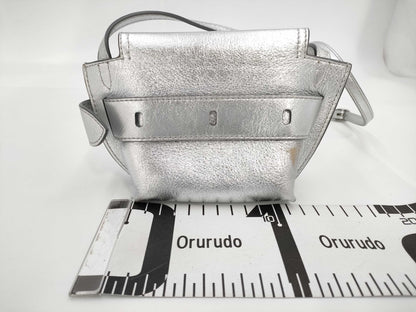 JM DAVIDSON Mini Shoulder Bag Silver Shoulder Bag