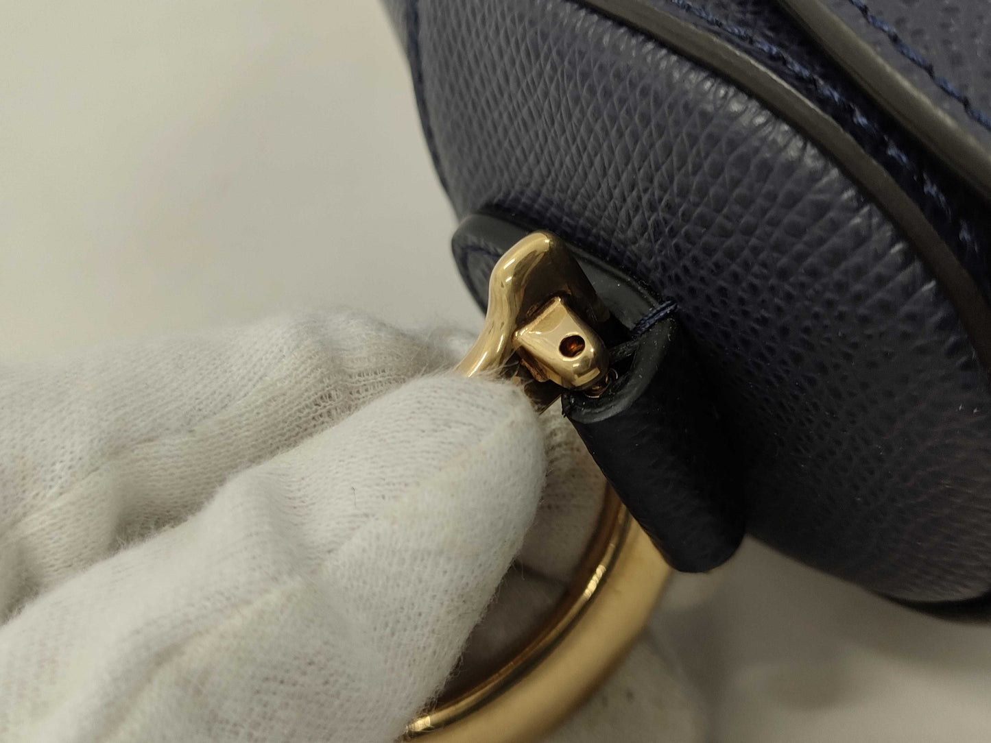 Dior Saddle Shoulder Bag Navy Handbag