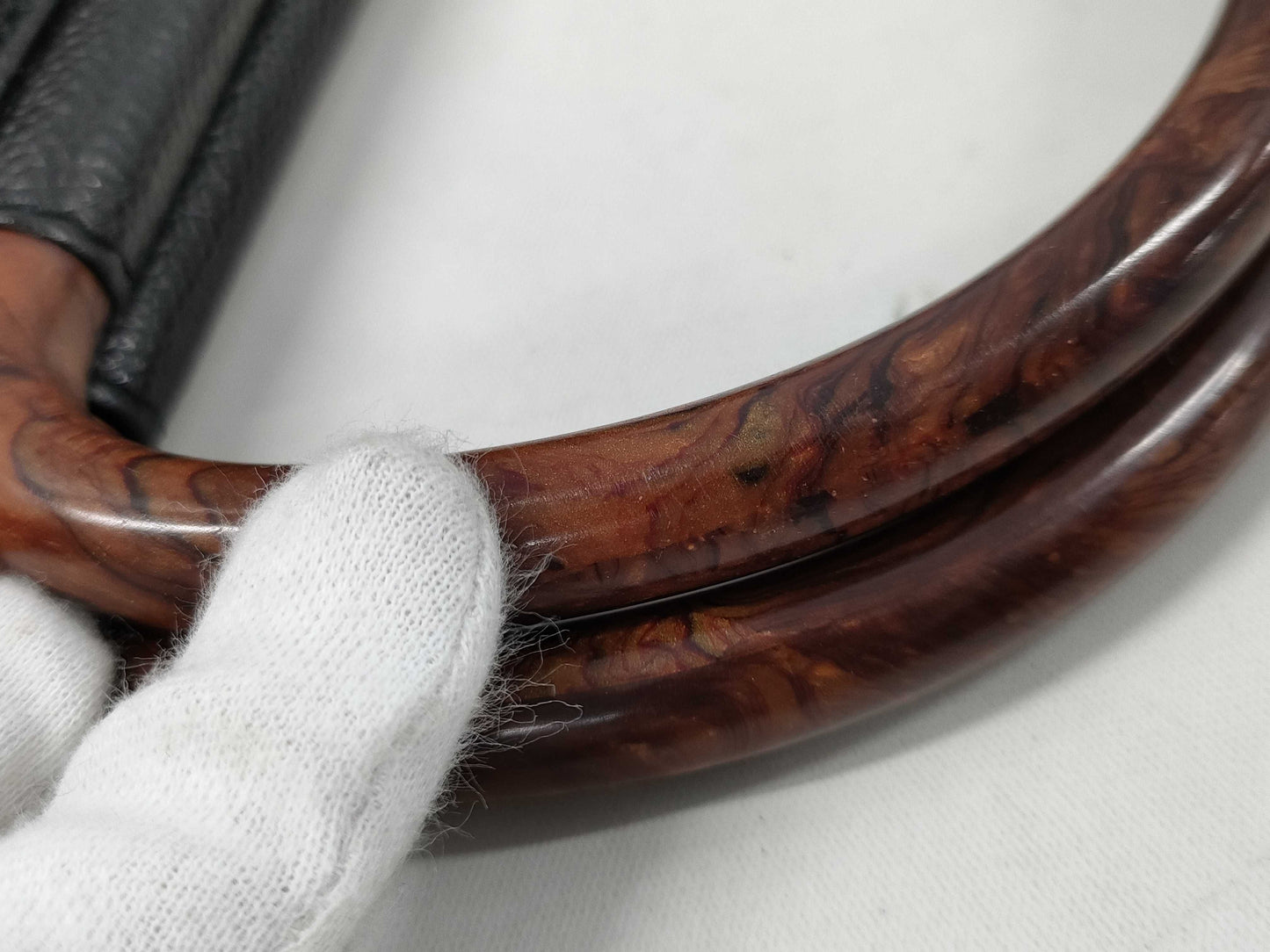 CHANEL Chanel Wood Caviar Skin Handbag Handbag