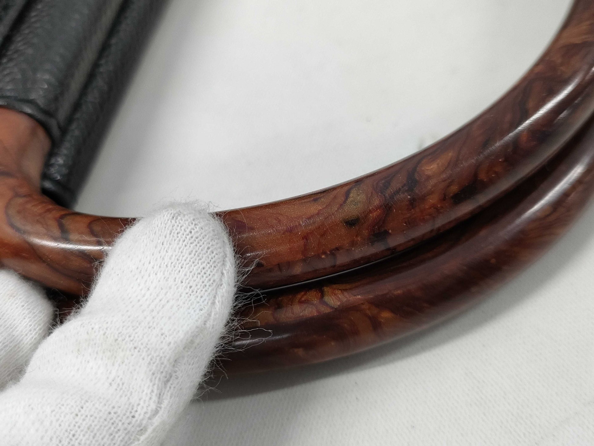 CHANEL Chanel Wood Caviar Skin Handbag Handbag