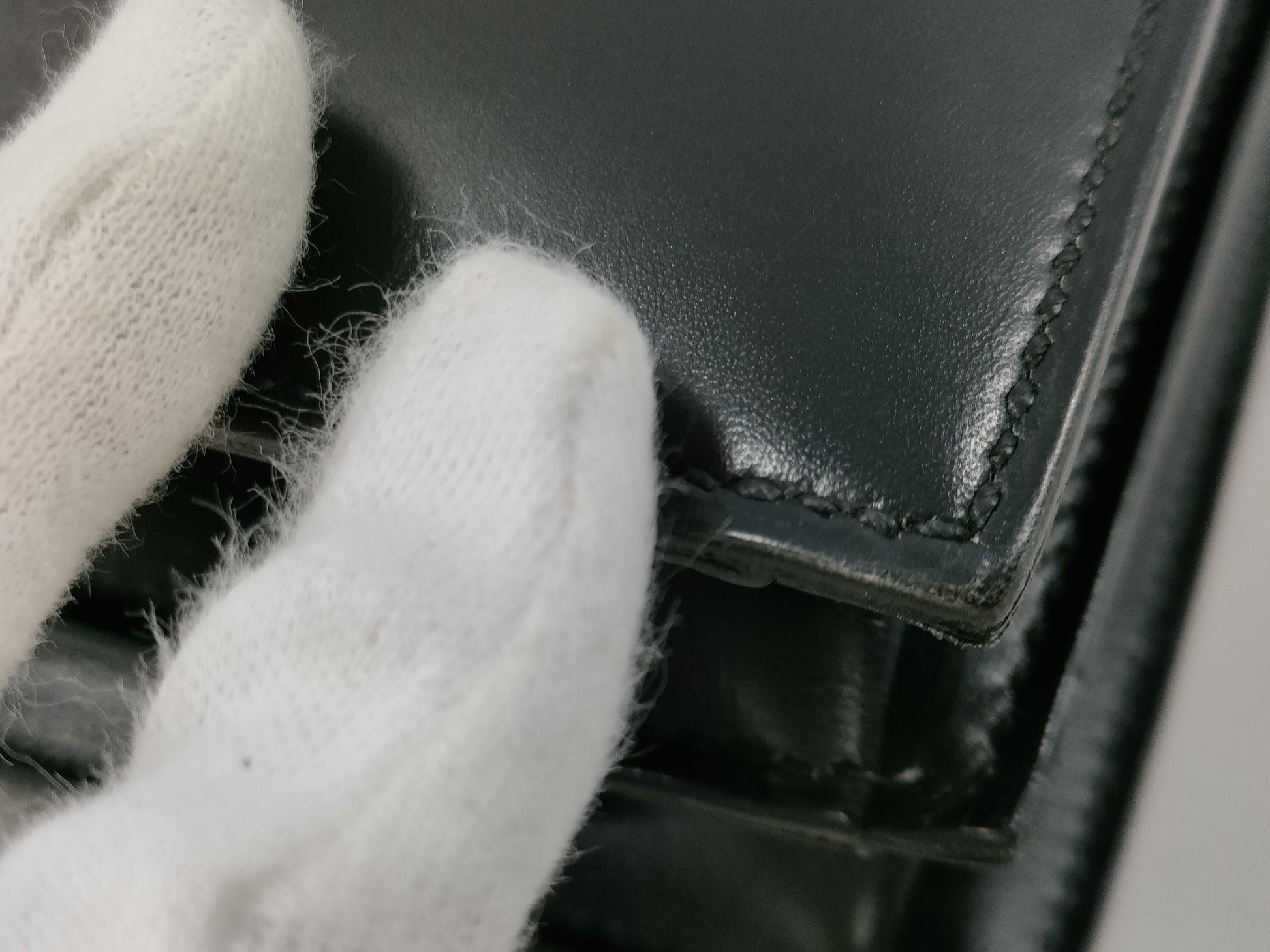 HERMES Paronnière Black Handbag