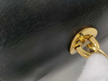 HERMES Paronnière Black Handbag