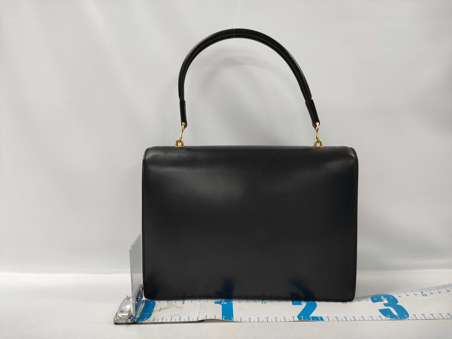 HERMES Paronnière Black Handbag