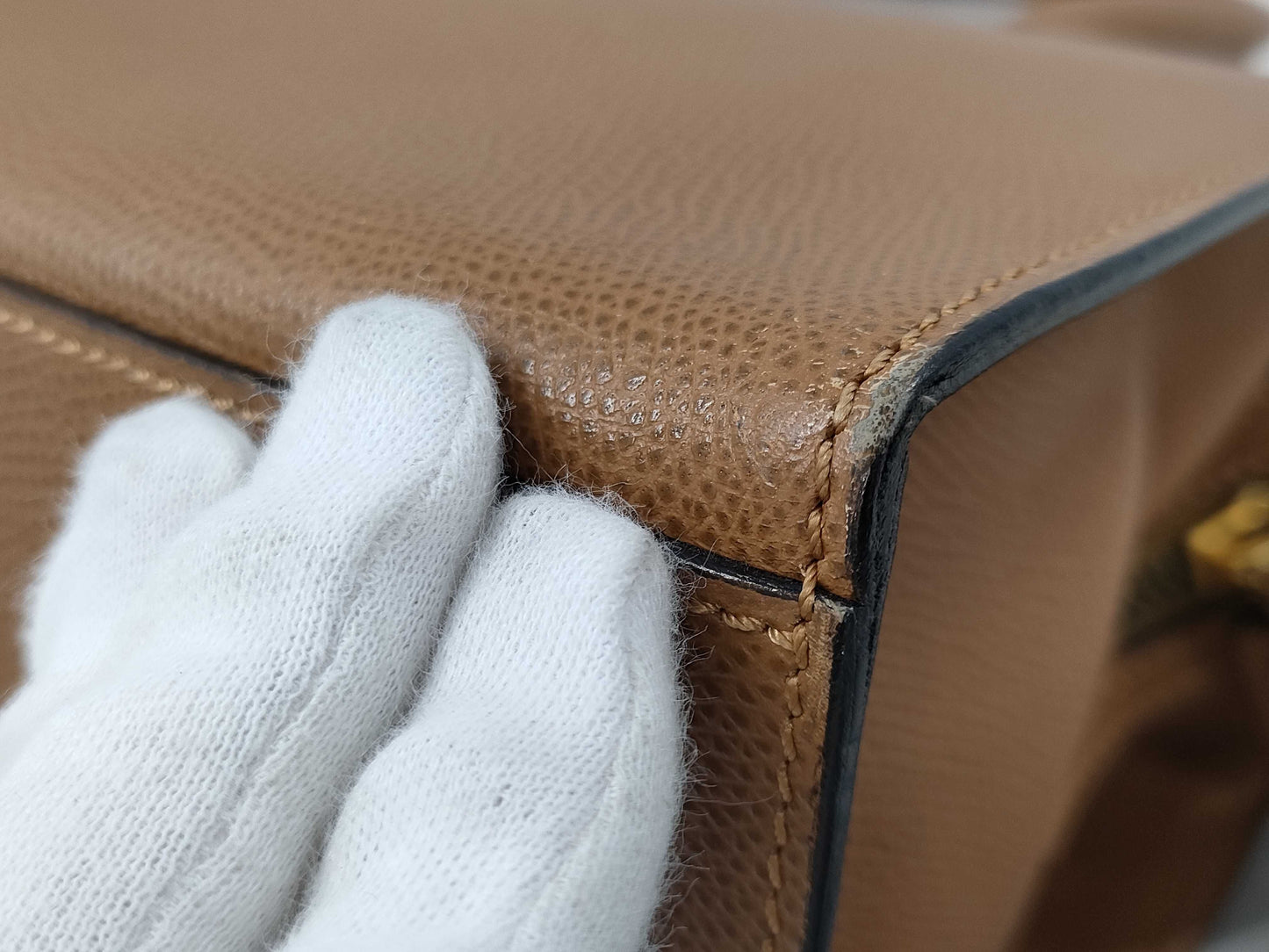 CELINE 2-Way Brown Handbag