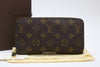 LOUIS VUITTON Monogram Zippy Wallet Long Wallet