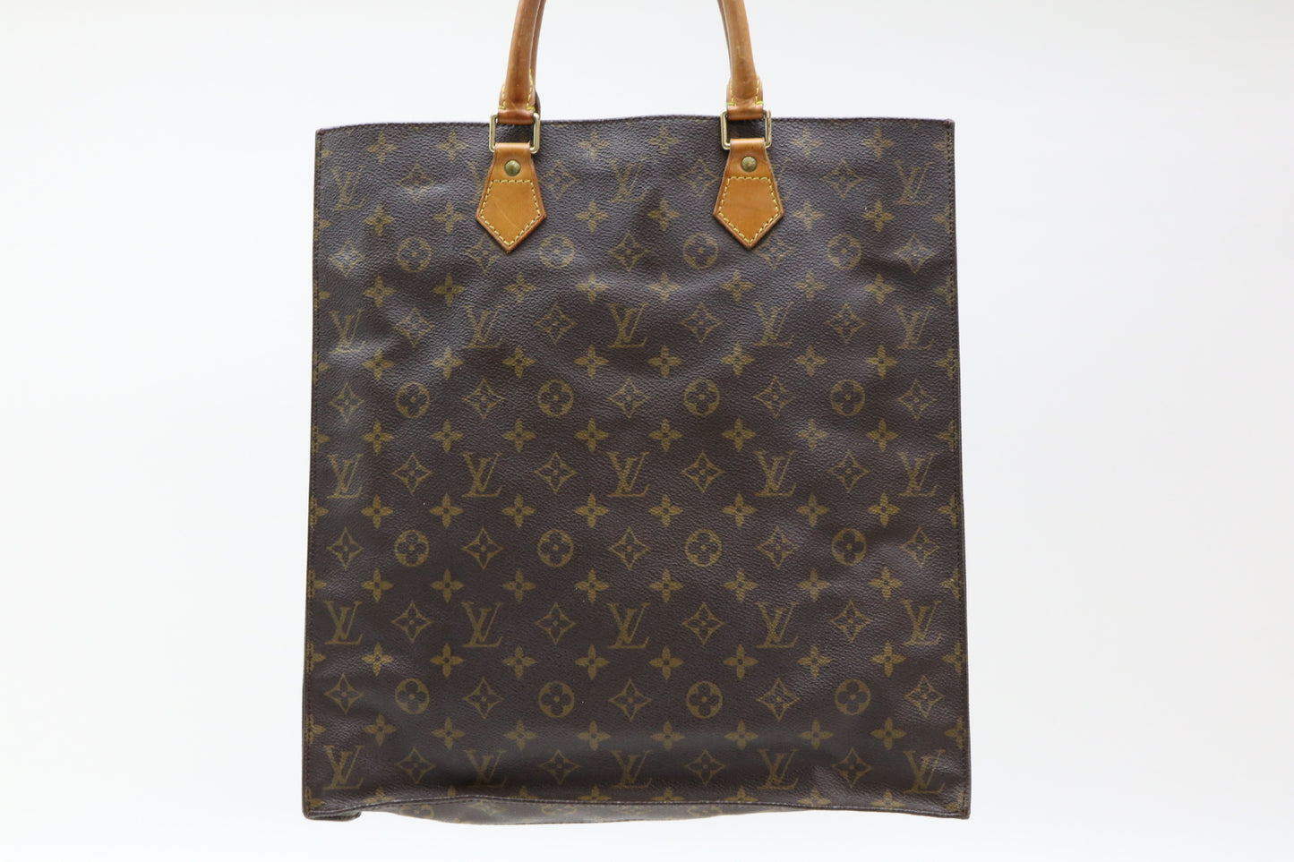 LOUIS VUITTON Monogram Sac Plat Tote Bag