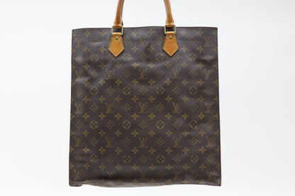 LOUIS VUITTON Monogram Sac Plat Tote Bag