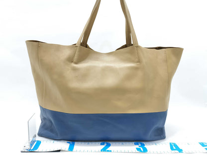 CELINE Cabas Tote Leather Tote Bag