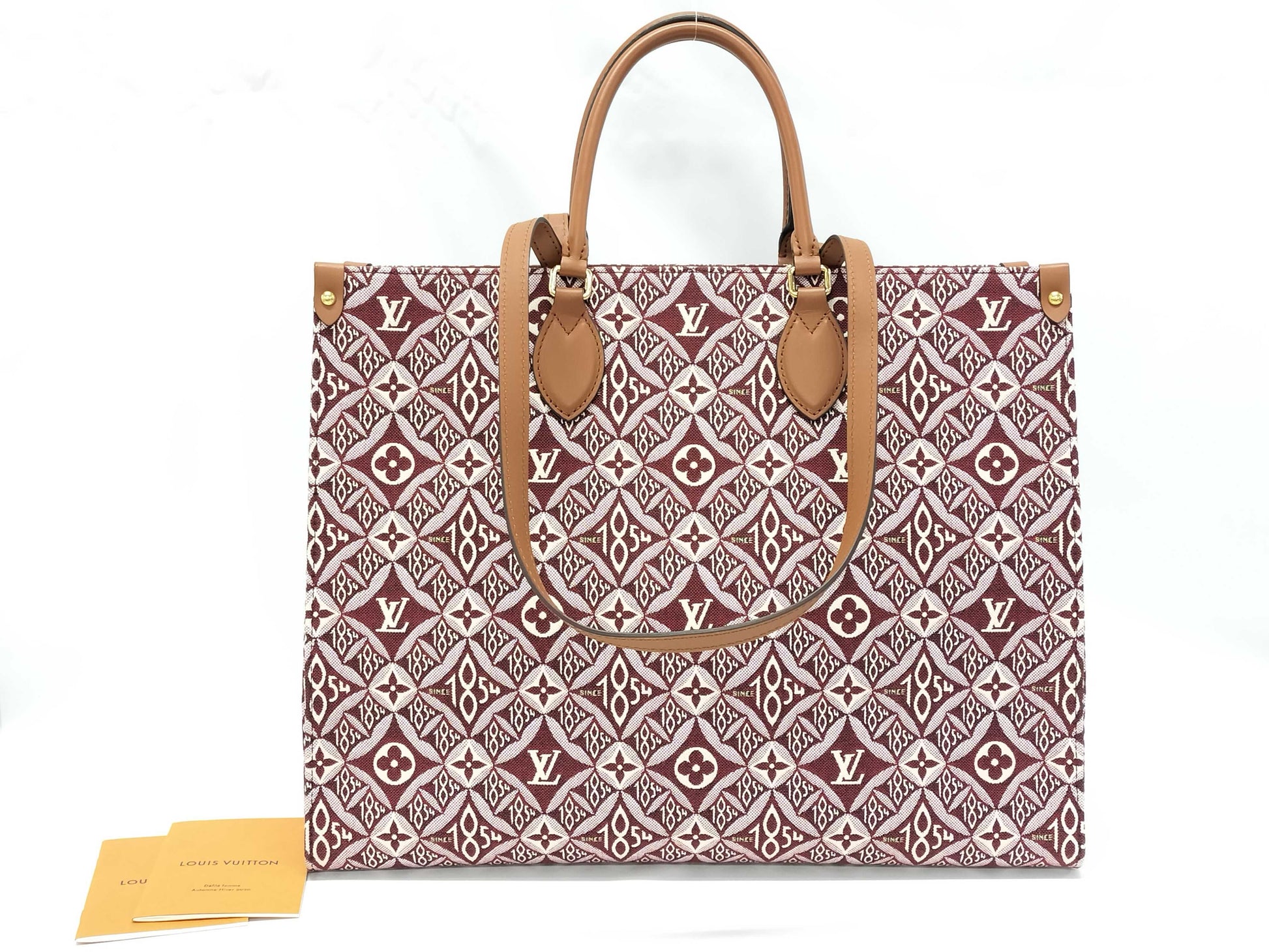 LOUIS VUITTON Monogram On the Go Handbag Tote Bag