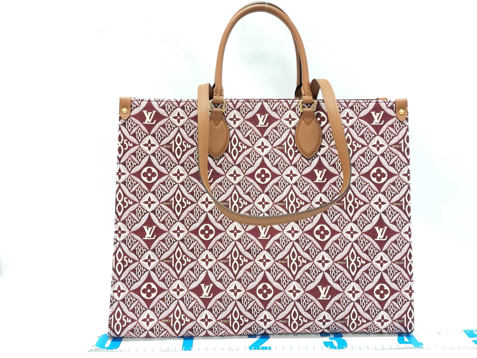 LOUIS VUITTON Monogram On the Go Handbag Tote Bag
