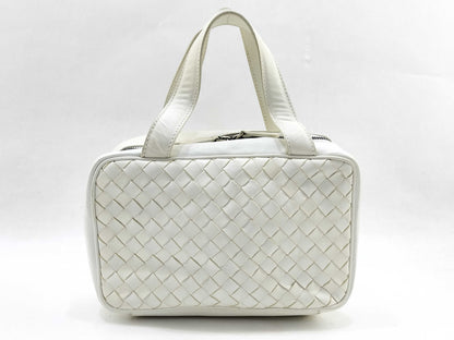 BOTTEGA VENETA Intrecciato Leather Handbag Vanity Bag