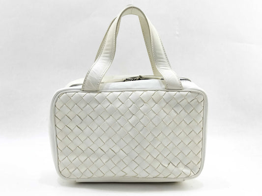 BOTTEGA VENETA Intrecciato Leather Handbag Vanity Bag