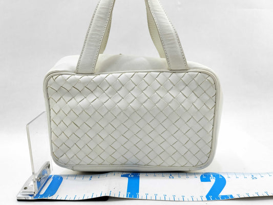 BOTTEGA VENETA Intrecciato Leather Handbag Vanity Bag