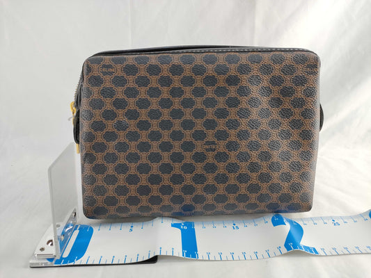 CELINE Macadam Black Pouch