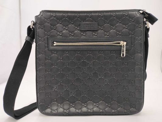 GUCCI Guccissima Signature Shoulder Bag